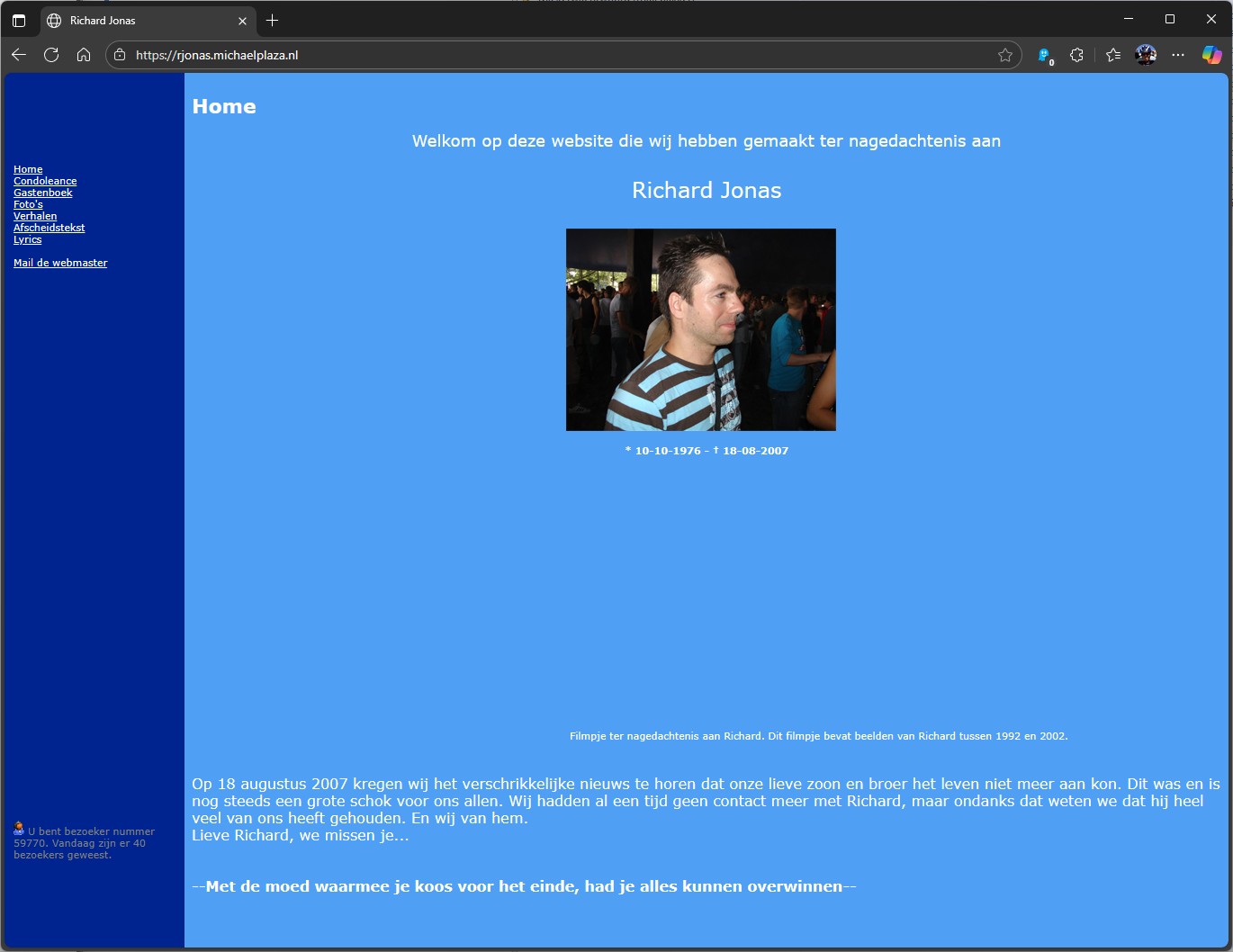 Richard Jonas Memorial